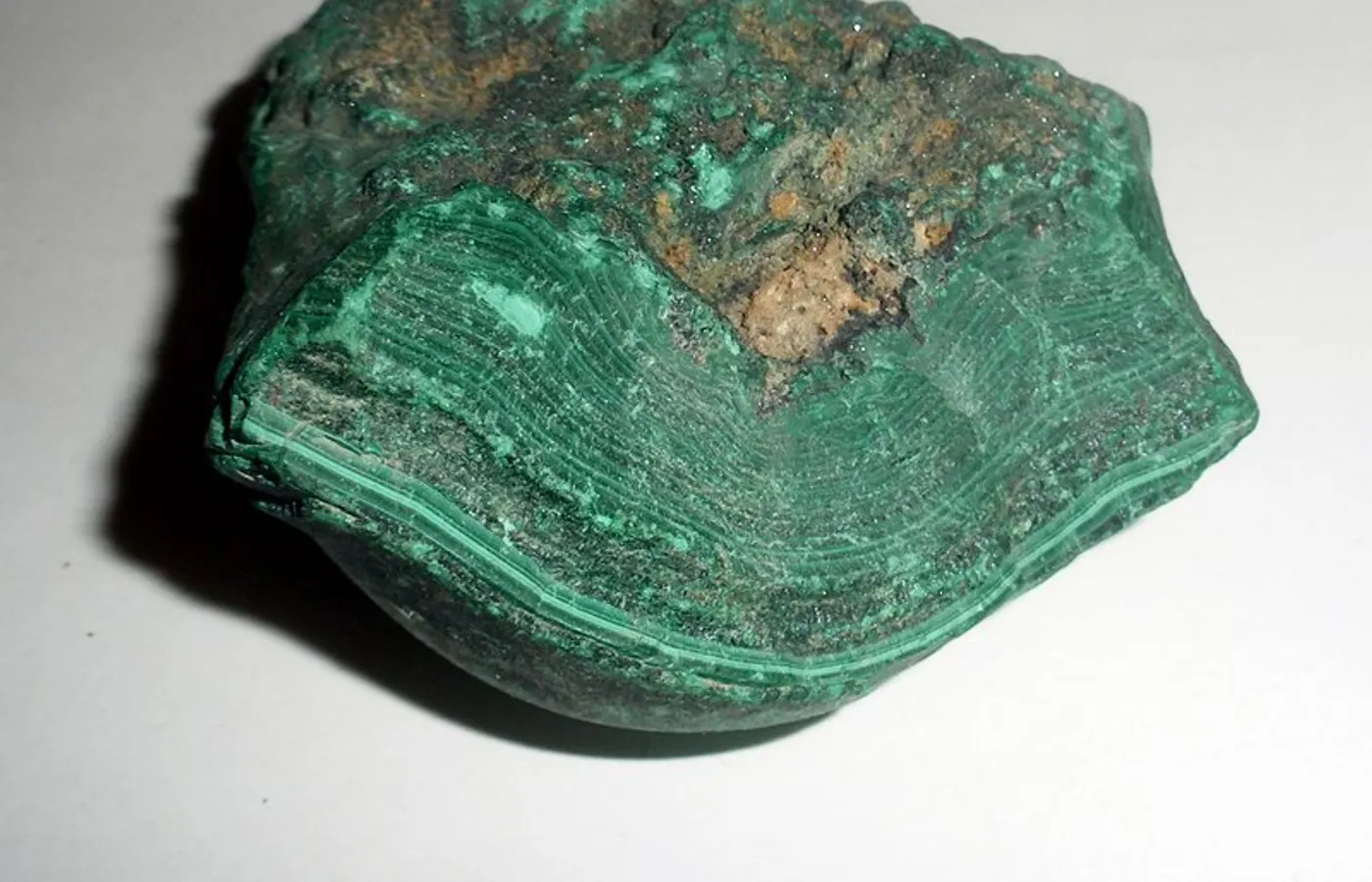 Malachite verte à purifier sans eau ni sel