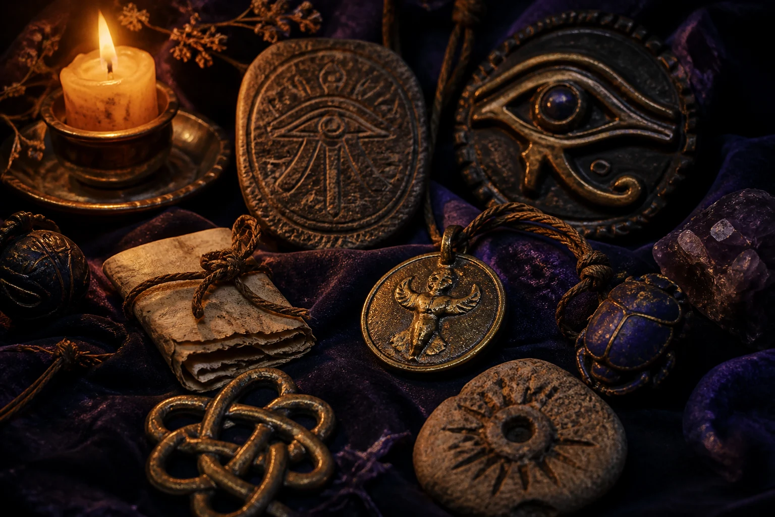 Ancient amulets and talismans: protection, symbols, and intention