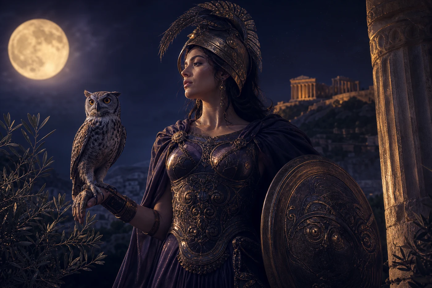 Athéna : sagesse, stratégie, courage et intelligence spirituelle