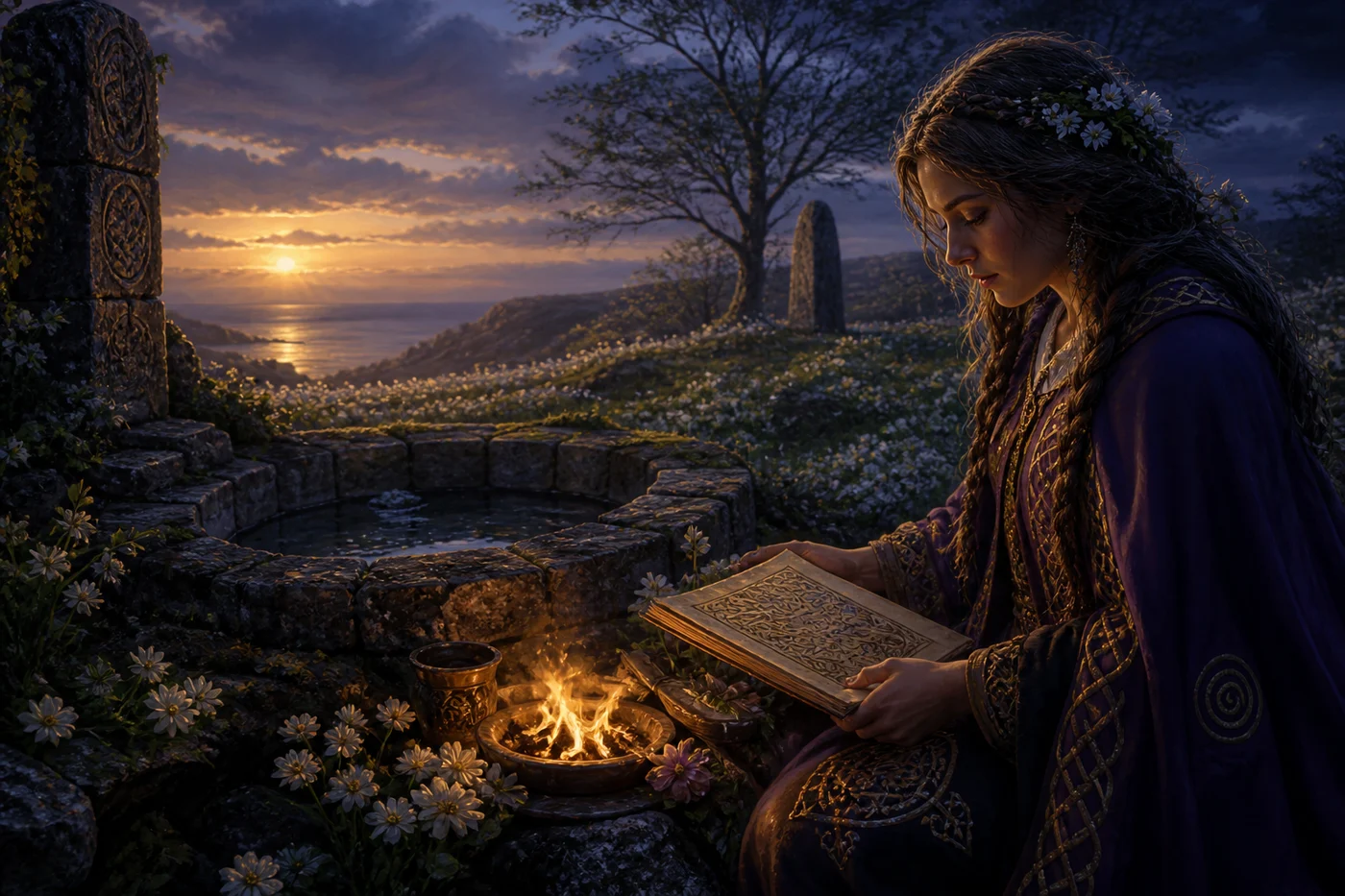 Brigid: fire, poetry, sacred water and Celtic renewal