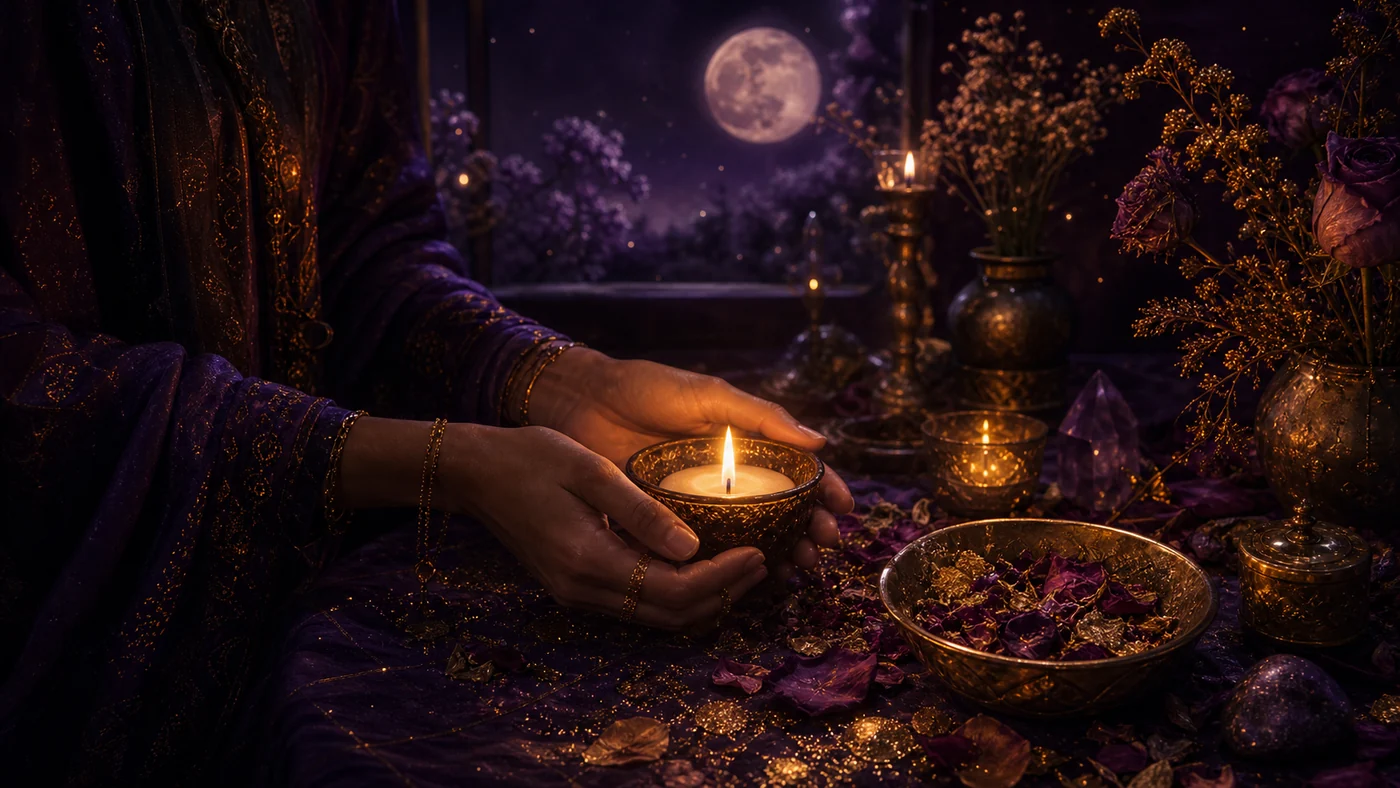 Gratitude candle ritual: open the heart and give thanks without forcing