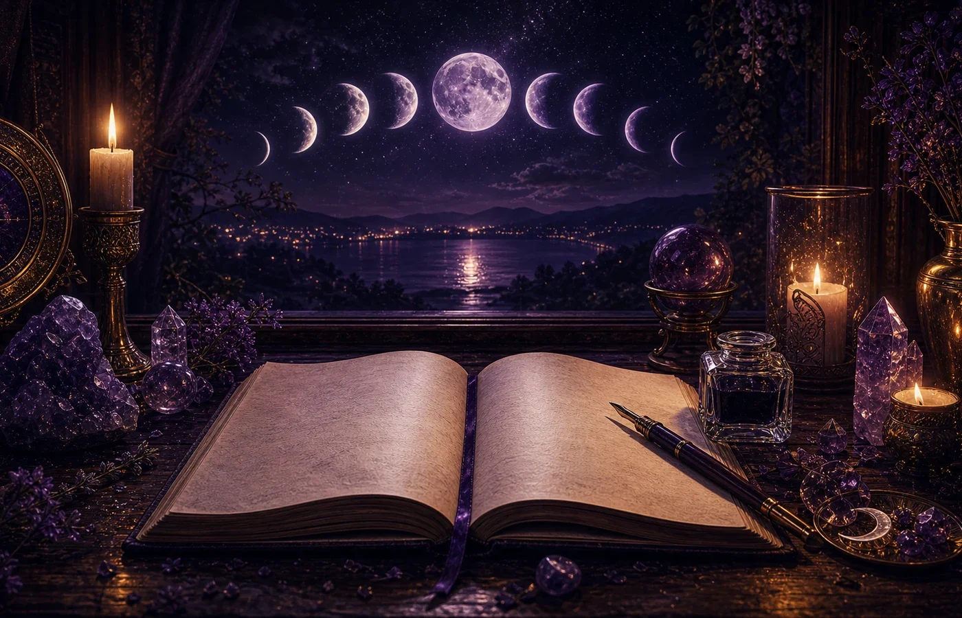 Lunar Journal: How to Track Moon Phases, Emotions, Dreams, and Rituals