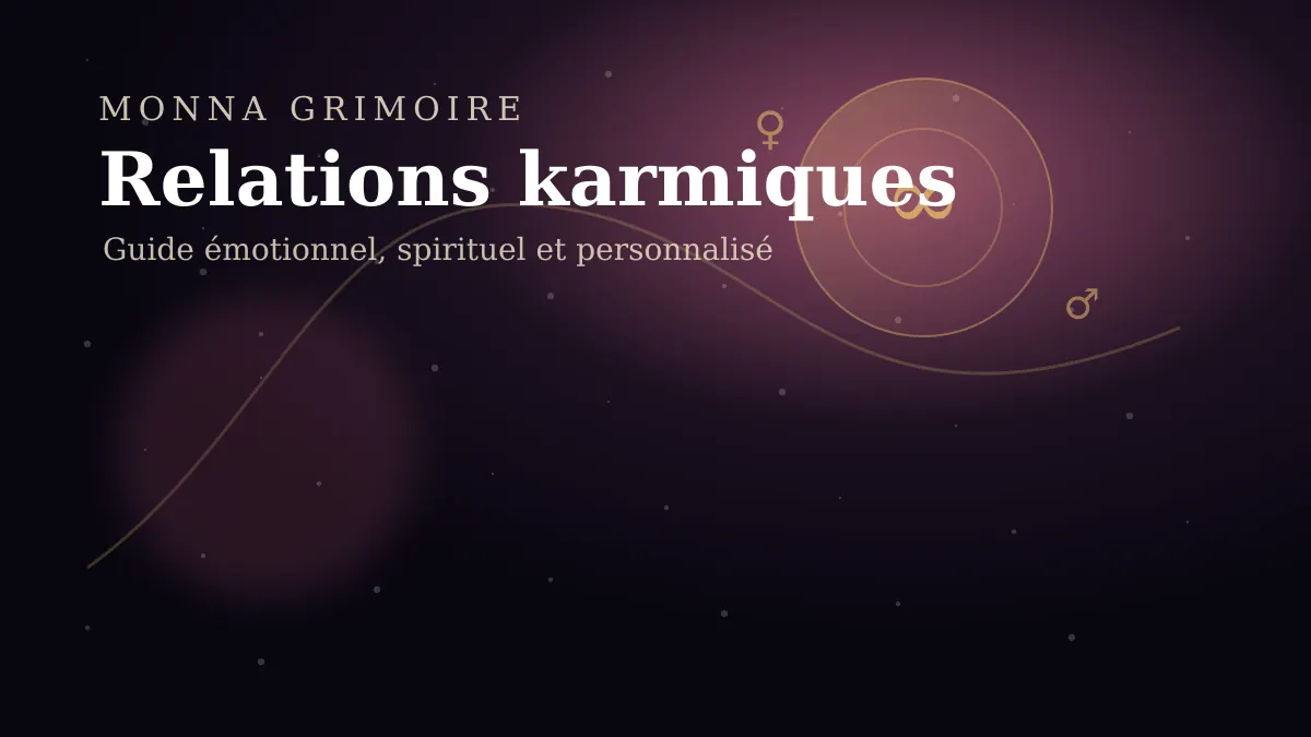 Relations karmiques: signes, leçons et comment couper les schémas répétitifs