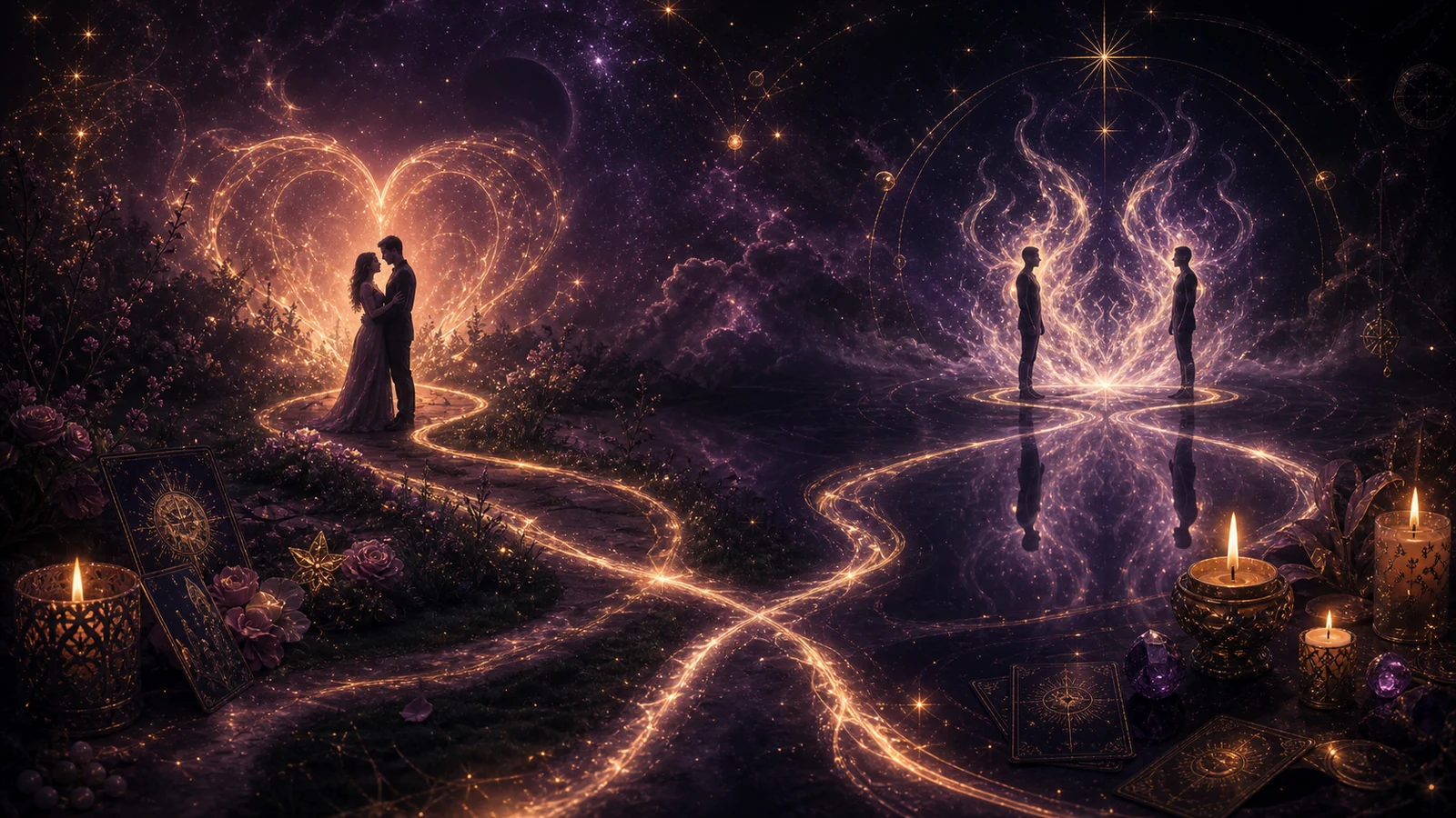 Soulmate vs twin flame: gentle love or intense mirror?