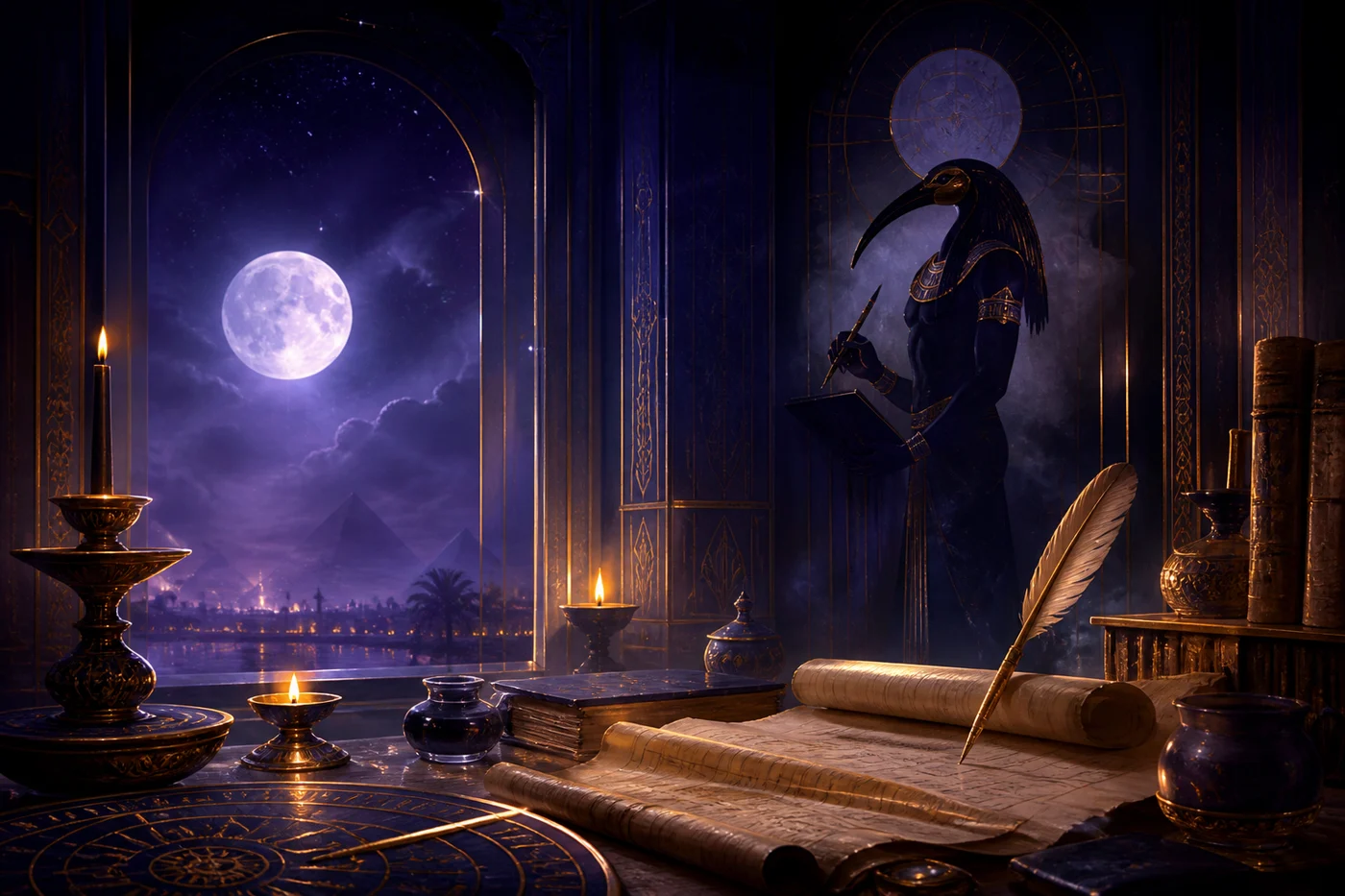 Thoth: knowledge, writing, magic and spiritual intelligence